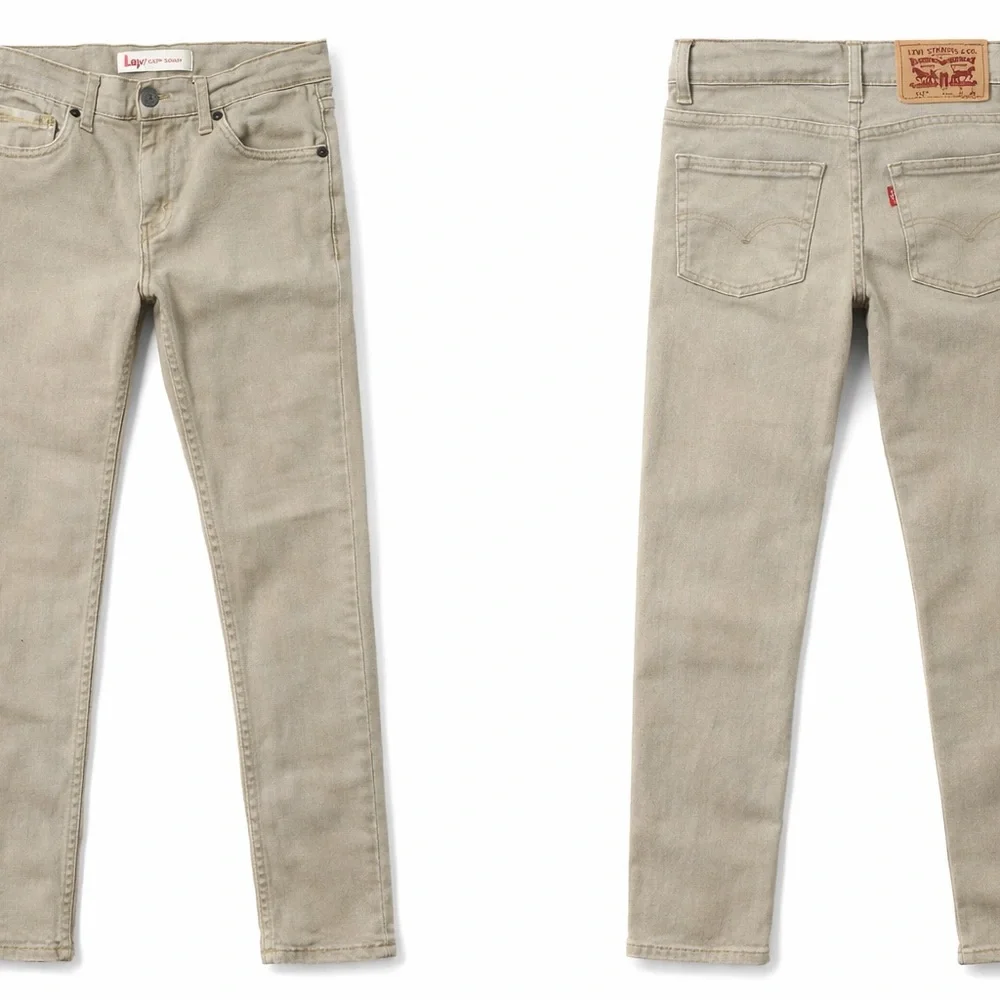 Levi's‎ Youth Slim Fit Jeans in Light Beige